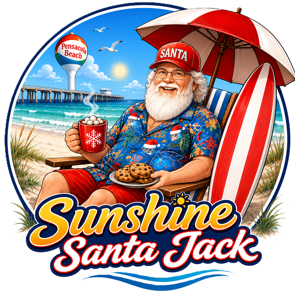 Sunshine Santa Jack Logo